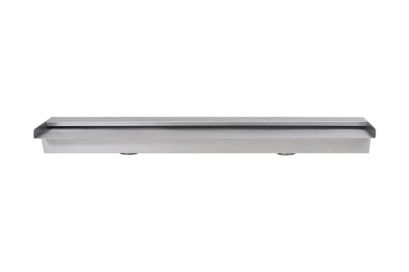Rektangulärt Vattenfall Poolfontän i rostfritt stål 90 cm - Silver - Utemöbler - Övrigt utemöbler - Tillbehör - Övriga trädgårdstillbehör