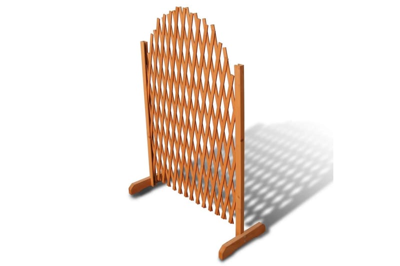Spaljéstaket massivt trä 180x100 cm - Brun - Utemöbler - Övrigt utemöbler - Tillbehör - Övriga trädgårdstillbehör