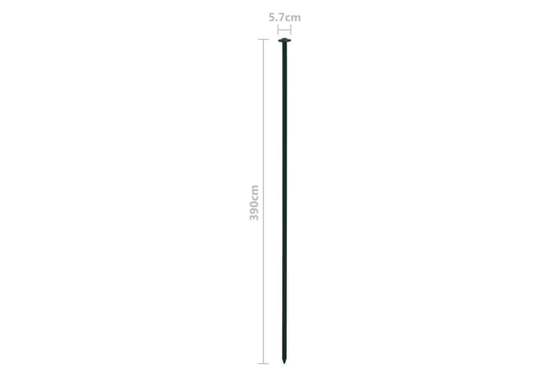 Staket till damm båge 77,3x26 cm grön - Grön - Övriga trädgårdstillbehör - Dammduk