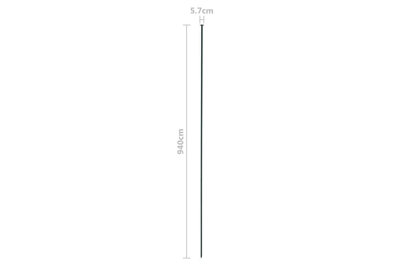 Staket till damm båge 77,5x78,5 cm grön - Grön - Utemöbler - Övrigt utemöbler - Tillbehör - Övriga trädgårdstillbehör