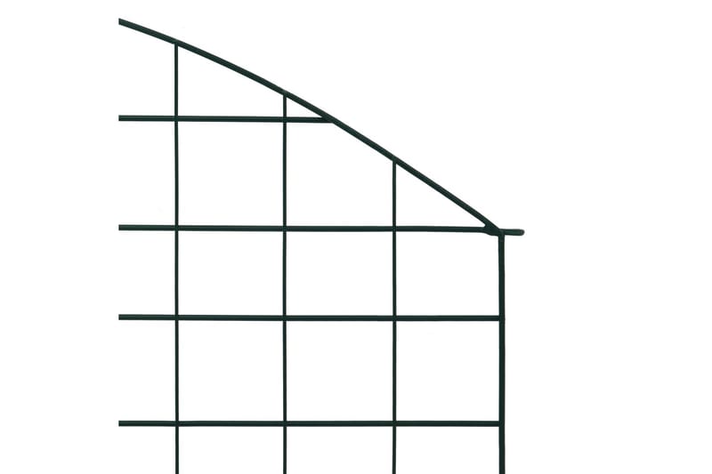 Staket till damm båge 77,5x78,5 cm grön - Grön - Utemöbler - Övrigt utemöbler - Tillbehör - Övriga trädgårdstillbehör