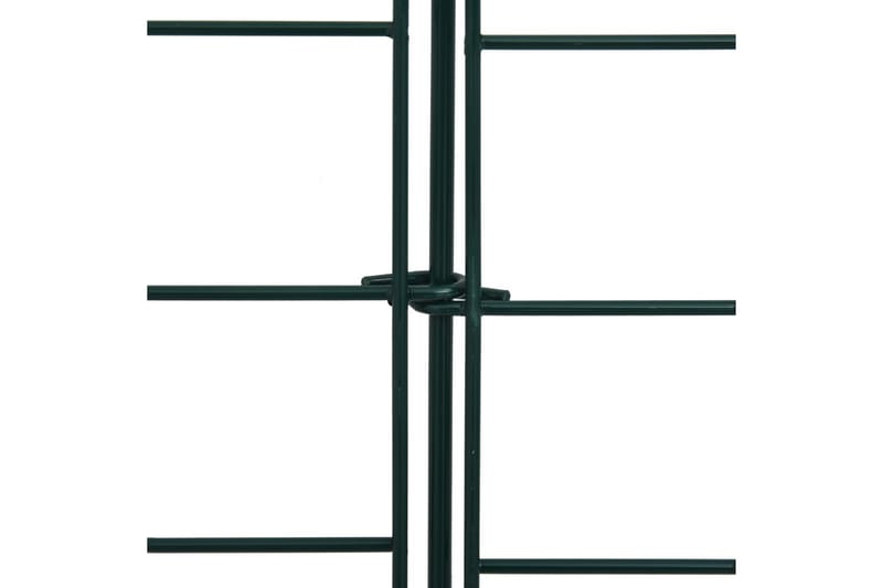 Staket till damm båge 77,5x78,5 cm grön - Grön - Utemöbler - Övrigt utemöbler - Tillbehör - Övriga trädgårdstillbehör