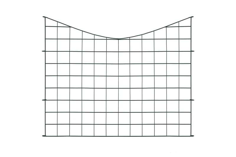 Staket till damm låg båge 77,5x64 cm grön - Grön - Utemöbler - Övrigt utemöbler - Tillbehör - Övriga trädgårdstillbehör