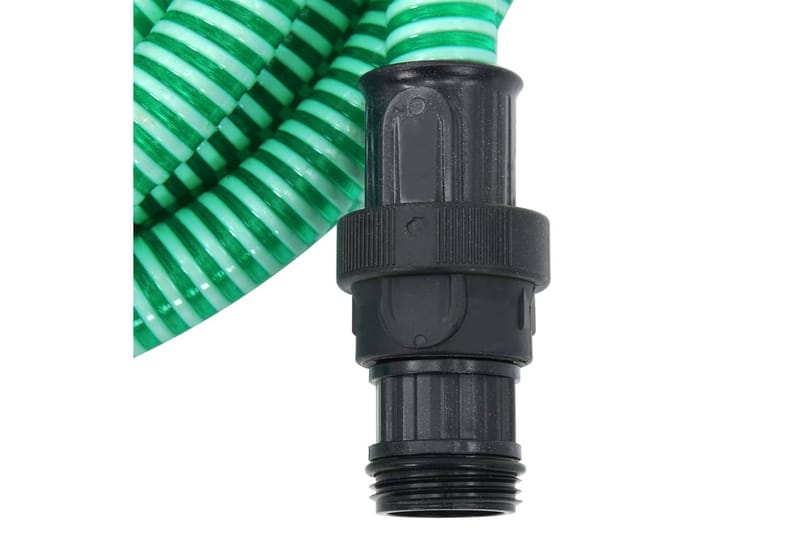Sugslang med PVC-kopplingar 10 m 22 mm grön - Grön - Övriga trädgårdstillbehör