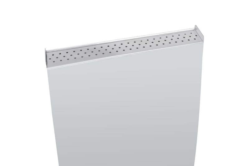 Trädgårdsfontän med pump rostfritt stål 130 cm S-formad - Silver - Utemöbler - Övrigt utemöbler - Tillbehör - Övriga trädgårdstillbehör
