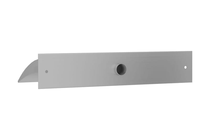 Trädgårdsfontän silver 45x9x26 cm rostfritt stål - Silver - Utemöbler - Övrigt utemöbler - Tillbehör - Övriga trädgårdstillbehör