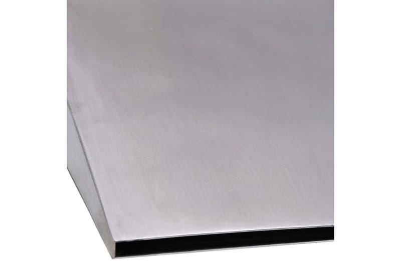 Trädgårdsfontän silver 45x9x26 cm rostfritt stål - Silver - Utemöbler - Övrigt utemöbler - Tillbehör - Övriga trädgårdstillbehör