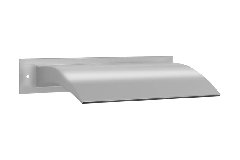 Trädgårdsfontän silver 45x9x26 cm rostfritt stål - Silver - Utemöbler - Övrigt utemöbler - Tillbehör - Övriga trädgårdstillbehör