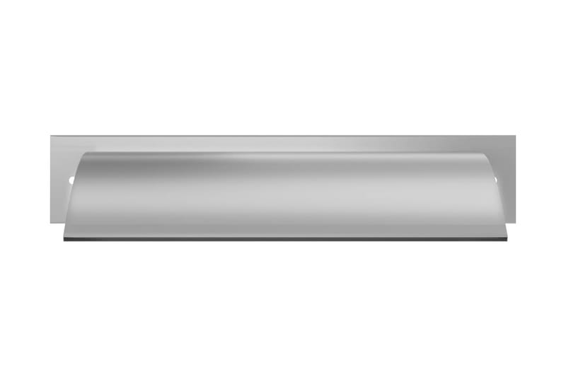 Trädgårdsfontän silver 45x9x26 cm rostfritt stål - Silver - Utemöbler - Övrigt utemöbler - Tillbehör - Övriga trädgårdstillbehör
