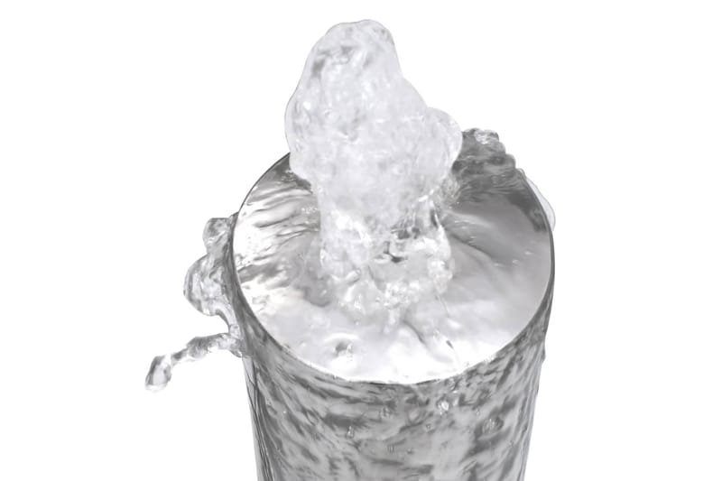 Trädgårdsfontän silver 48x34x153 cm rostfritt stål - Silver - Utemöbler - Övrigt utemöbler - Tillbehör - Övriga trädgårdstillbehör