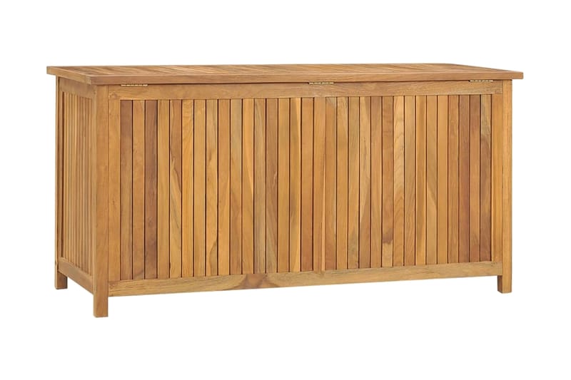 Trädgårdslåda 114x50x58 cm massiv teak - Brun - Övriga trädgårdstillbehör - Blomlåda