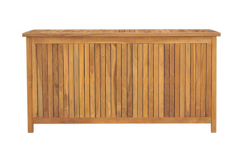 Trädgårdslåda 114x50x58 cm massiv teak - Brun - Övriga trädgårdstillbehör - Blomlåda