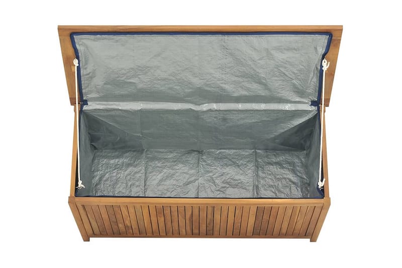 Trädgårdslåda 114x50x58 cm massiv teak - Brun - Övriga trädgårdstillbehör - Blomlåda