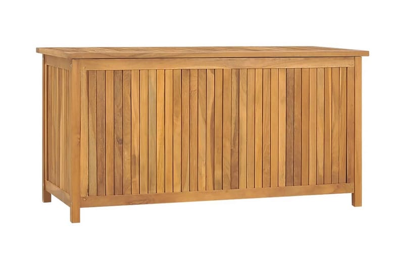 Trädgårdslåda 114x50x58 cm massiv teak - Brun - Övriga trädgårdstillbehör - Blomlåda