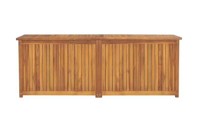 Trädgårdslåda 150x50x53 cm massiv teak - Brun - Utemöbler - Övrigt utemöbler - Tillbehör - Övriga trädgårdstillbehör