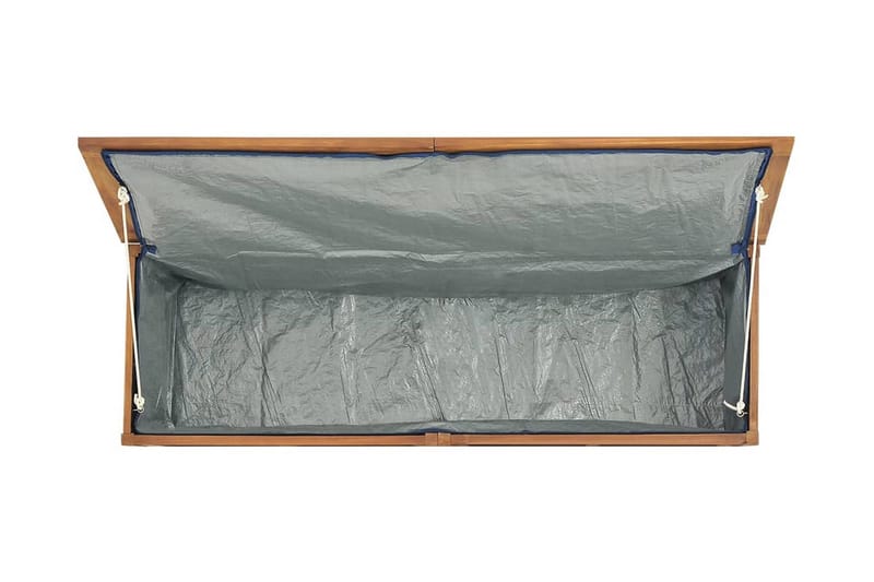 Trädgårdslåda 150x50x53 cm massiv teak - Brun - Utemöbler - Övrigt utemöbler - Tillbehör - Övriga trädgårdstillbehör