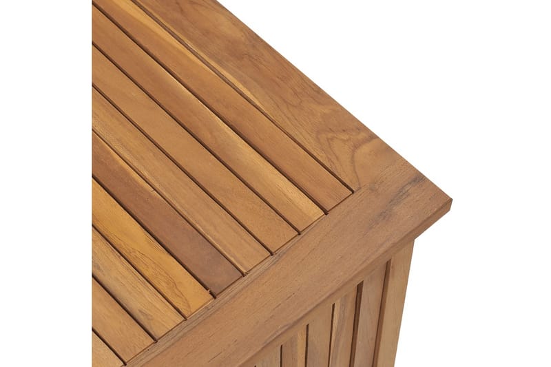 Trädgårdslåda 150x50x53 cm massiv teak - Brun - Utemöbler - Övrigt utemöbler - Tillbehör - Övriga trädgårdstillbehör