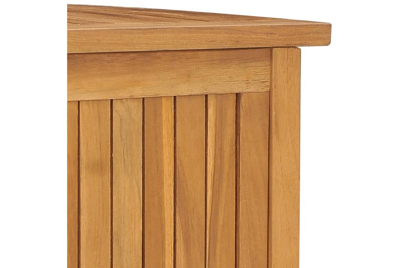 Trädgårdslåda 150x50x53 cm massiv teak - Brun - Utemöbler - Övrigt utemöbler - Tillbehör - Övriga trädgårdstillbehör