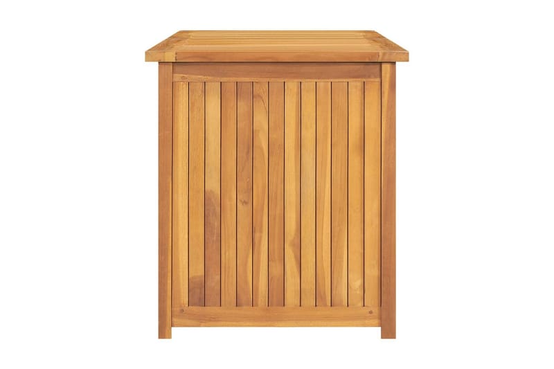 Trädgårdslåda 200x50x53 cm massiv teak - Brun - Utemöbler - Övrigt utemöbler - Tillbehör - Övriga trädgårdstillbehör