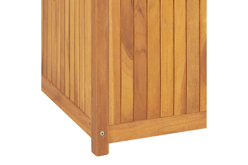 Trädgårdslåda 200x50x53 cm massiv teak - Brun - Utemöbler - Övrigt utemöbler - Tillbehör - Övriga trädgårdstillbehör