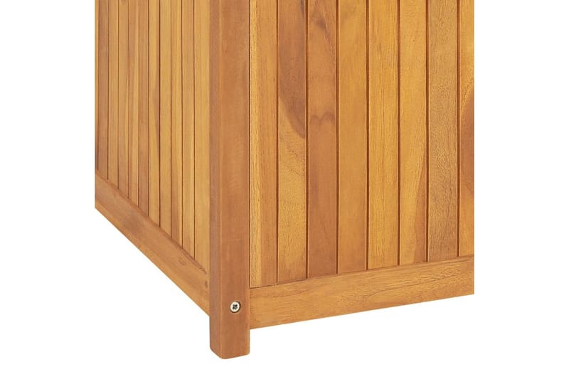 Trädgårdslåda 200x50x53 cm massiv teak - Brun - Övriga trädgårdstillbehör - Blomlåda