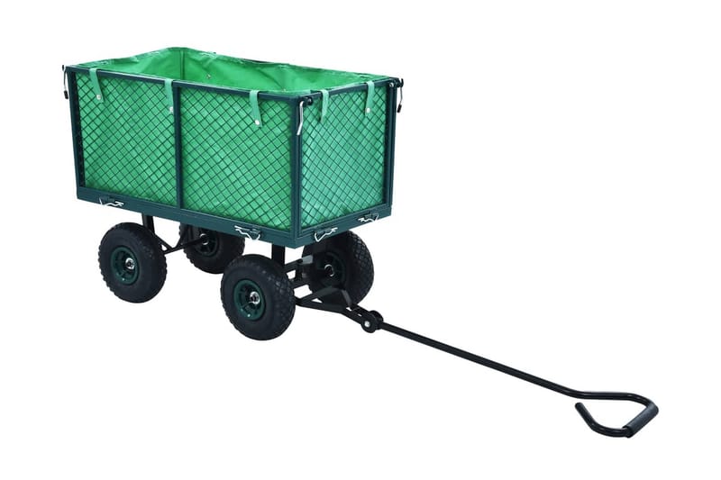 Trädgårdsvagn grön 350 kg - Övriga trädgårdstillbehör