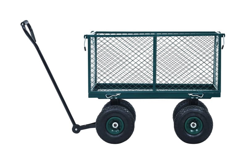 Trädgårdsvagn grön 350 kg - Utemöbler - Övrigt utemöbler - Tillbehör - Övriga trädgårdstillbehör