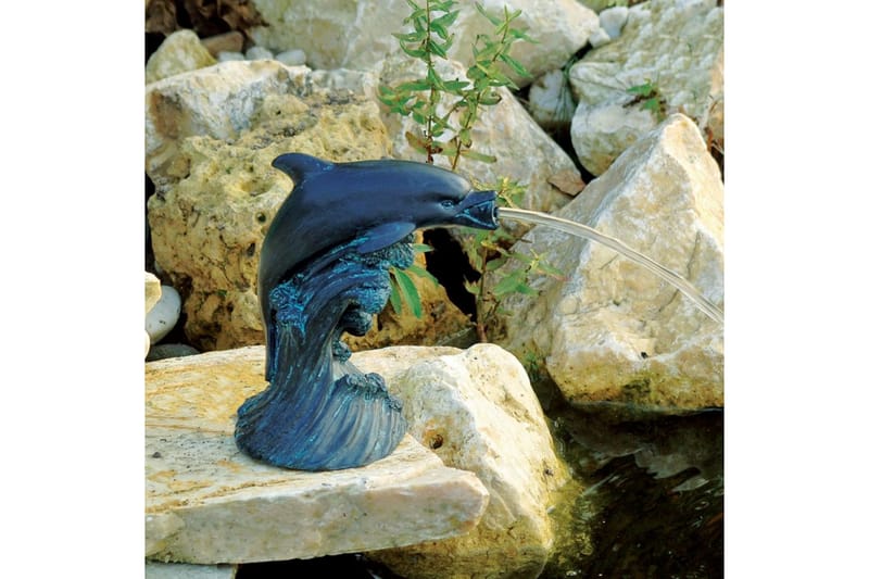 Ubbink Dammfontän delfin 18 cm 1386020 - Utemöbler - Övrigt utemöbler - Tillbehör - Övriga trädgårdstillbehör