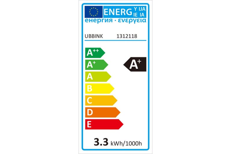 Ubbink LED-list med 20 LED-lampor 30 cm blå 1312118 - Övriga trädgårdstillbehör