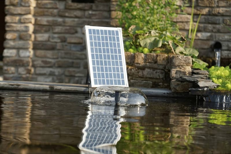 Ubbink Soldriven vattenpump set med batteri SolarMax 1000 13 - Övriga trädgårdstillbehör