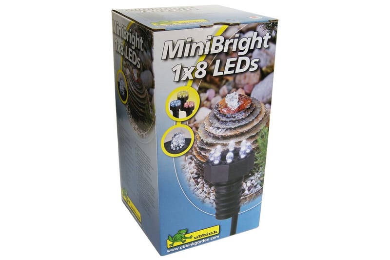 Ubbink Undervattenslampa för damm MiniBright 1x8 LED 1354018 - Övriga trädgårdstillbehör