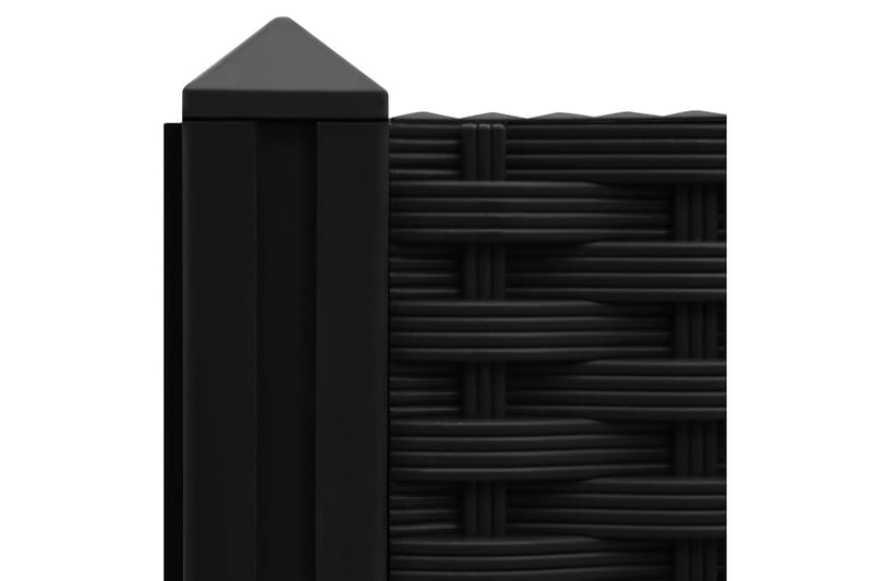 Upphöjd odlingslåda 120x40x71 cm polypropen - Svart - Utemöbler - Övrigt utemöbler - Tillbehör - Övriga trädgårdstillbehör