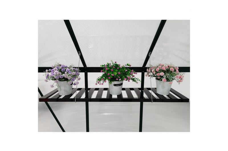 Vägghängd hylla 126x30,5x3 cm - Utemöbler - Övrigt utemöbler - Tillbehör - Övriga trädgårdstillbehör