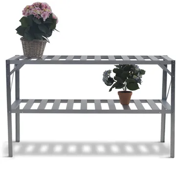 Växthusbord 126x50x75 cm - Inredning & dekor - Trädgårdsdekoration - Utomhuskrukor - Planteringsbord