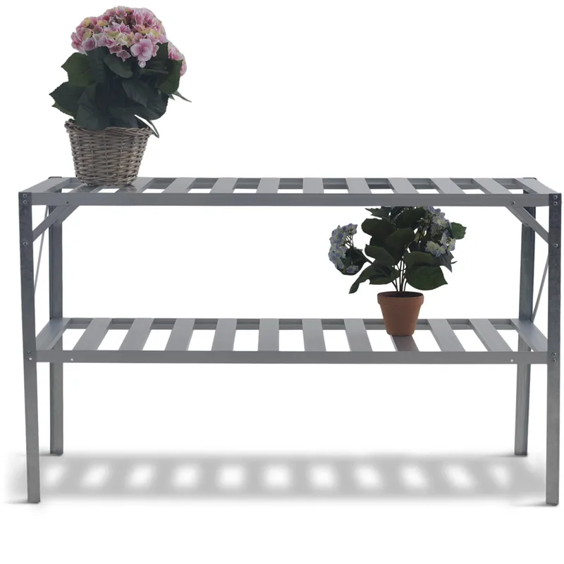 Växthusbord 126x50x75 cm - Utemöbler - Övrigt utemöbler - Tillbehör - Övriga trädgårdstillbehör
