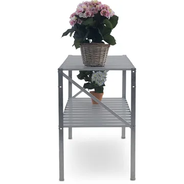 Växthusbord 126x50x75 cm - Inredning & dekor - Trädgårdsdekoration - Utomhuskrukor - Planteringsbord