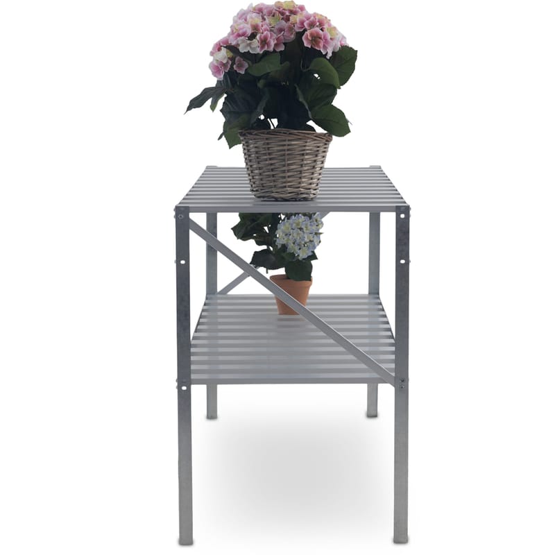 Växthusbord 126x50x75 cm - Utemöbler - Övrigt utemöbler - Tillbehör - Övriga trädgårdstillbehör