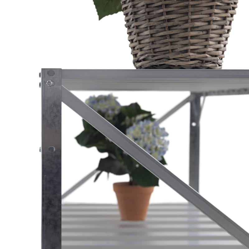 Växthusbord 126x50x75 cm - Utemöbler - Övrigt utemöbler - Tillbehör - Övriga trädgårdstillbehör