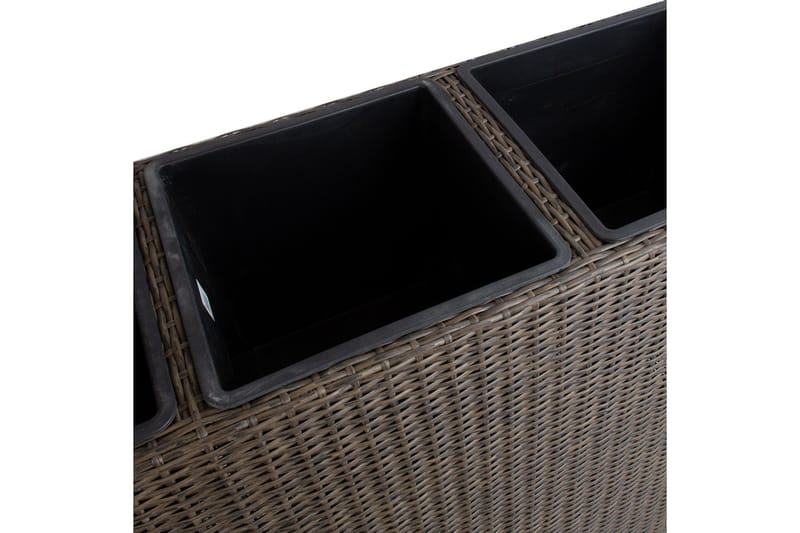 Wicker Odlingslåda 110x39xH88 cm Mörkbrun - Utemöbler - Övrigt utemöbler - Tillbehör - Övriga trädgårdstillbehör