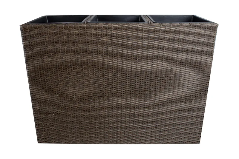 Wicker Odlingslåda 110x39xH88 cm Mörkbrun - Utemöbler - Övrigt utemöbler - Tillbehör - Övriga trädgårdstillbehör