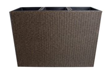 Wicker Odlingslåda 110x39xH88 cm Mörkbrun - Utemöbler - Övrigt utemöbler - Tillbehör - Övriga trädgårdstillbehör
