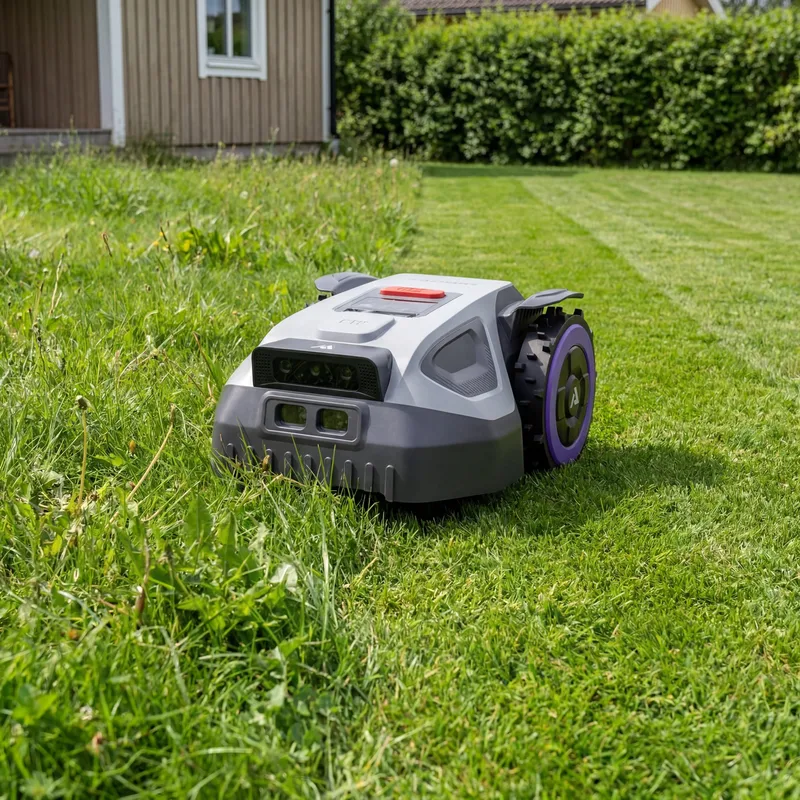 Robotgräsklippare utan begränsningskabel 500 m² | Centimeterprecision med RTK + AI Vision | ANTHBOT M5 - Utemöbler - Övrigt utemöbler - Tillbehör - Övriga trädgårdstillbehör