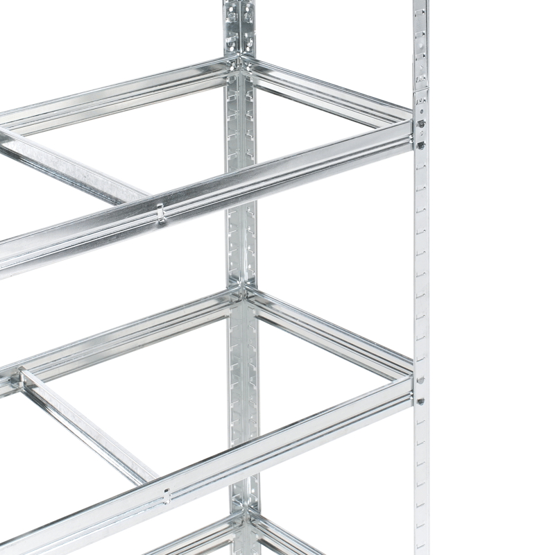 Set med 2 Garagehyllor Xitta 75 cm - Silver/Brun - Utemöbler - Övrigt utemöbler - Tillbehör - Hylla utomhus