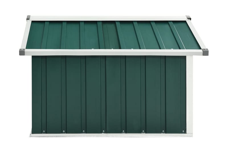 Skjul för robotgräsklippare 92x97x63 cm galvaniserat stål gr - Grön - Utemöbler - Övrigt utemöbler - Tillbehör - Övriga trädgårdstillbehör