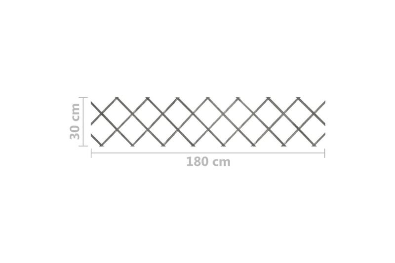 Spaljéstaket 5 st granträ 180x30 cm - Grå - Utemöbler - Övrigt utemöbler - Tillbehör - Staket & grindar