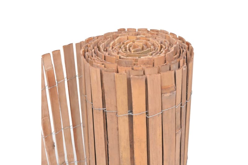 Bambustaket 100x400 cm - Brun - Utemöbler - Övrigt utemöbler - Tillbehör - Staket & grindar