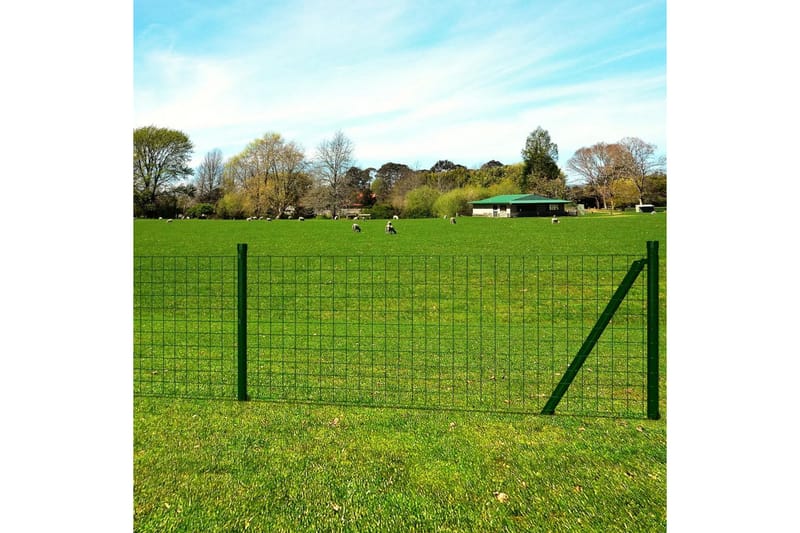 Eurofence stål 25x1,0 m grön - Grön - Staket & grindar