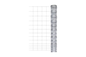 Fårstängsel galvaniserat stål 50 m 150 cm silver - Silver - Utemöbler - Övrigt utemöbler - Tillbehör - Staket & grindar