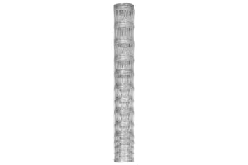 Fårstängsel galvaniserat stål 50 m 150 cm silver - Silver - Utemöbler - Övrigt utemöbler - Tillbehör - Staket & grindar