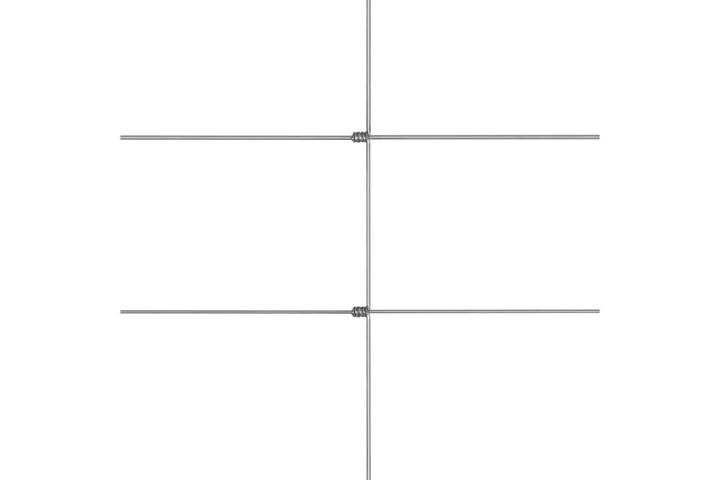 Fårstängsel galvaniserat stål 50 m 150 cm silver - Silver - Utemöbler - Övrigt utemöbler - Tillbehör - Staket & grindar
